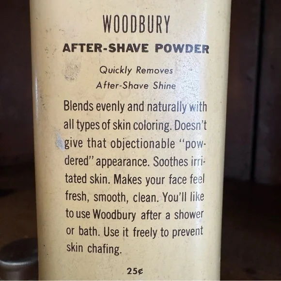 VTG Advertising Tin—Woodbury After Shave Powder - Picture 6 of 9